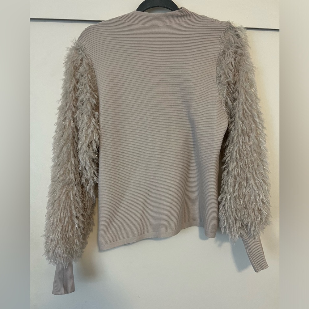 Siani Milano shirt, size: large, color: cream; NEW